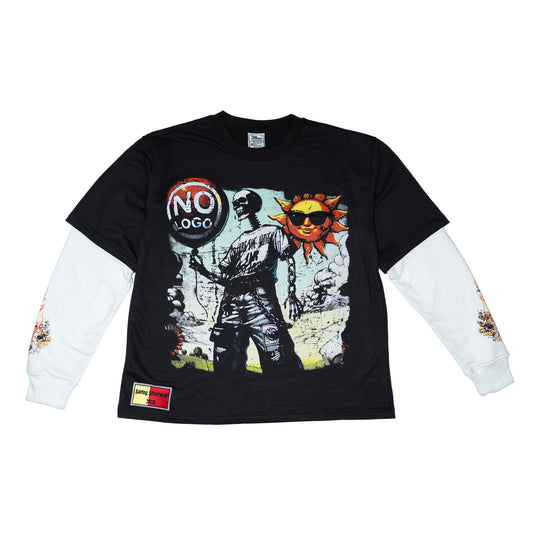 "Just Living" Long Sleeve T-shirt by No Logo